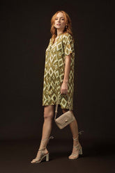 Printed Shift Dress